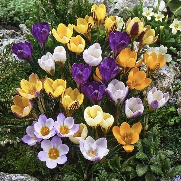 Stunning Purple Crocus Bulbs For Sale Online Saffron Crocus flower, Crocus bulbs