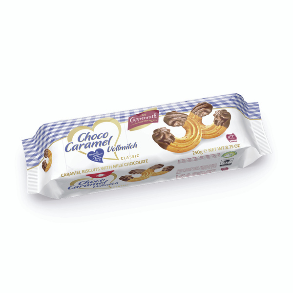 Печенье с молочным шоколадом и карамелью "Coppenrath" Choco Caramel ...