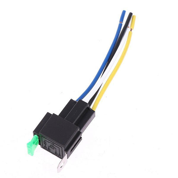 Реле 4 контактное с предохранителем и колодкой 24В 30А - DR.LED арт ...