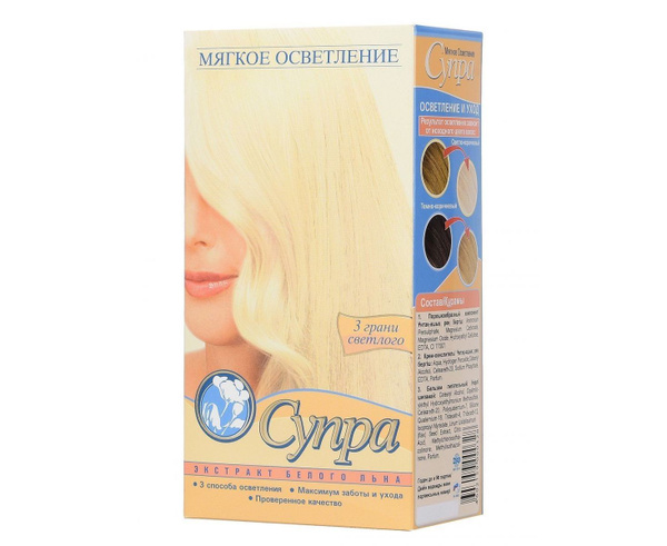 Galant Cosmetic Краска Супра, с экстрактом белого льна 3в1 - купить с ...