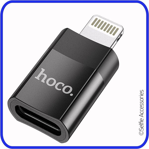 Переходник с Lightning на Type-C hoco UA17, Адаптер Type C male (M ...