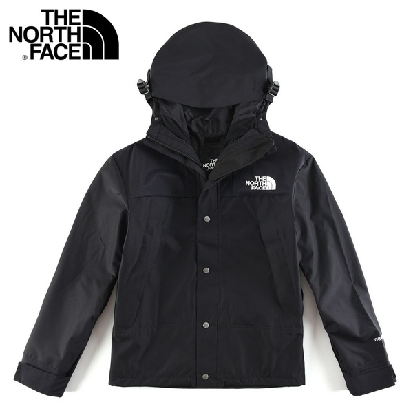 Black and white online north face windbreaker