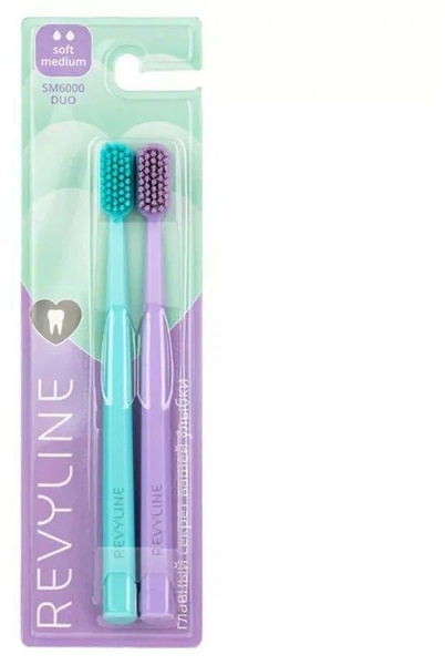 Набор зубных щеток Revyline SM6000 DUO Mint + Violet - купить с ...