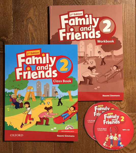 Family and Friends 2 (2nd edition) Class Book + Workbook + CD купить на ...