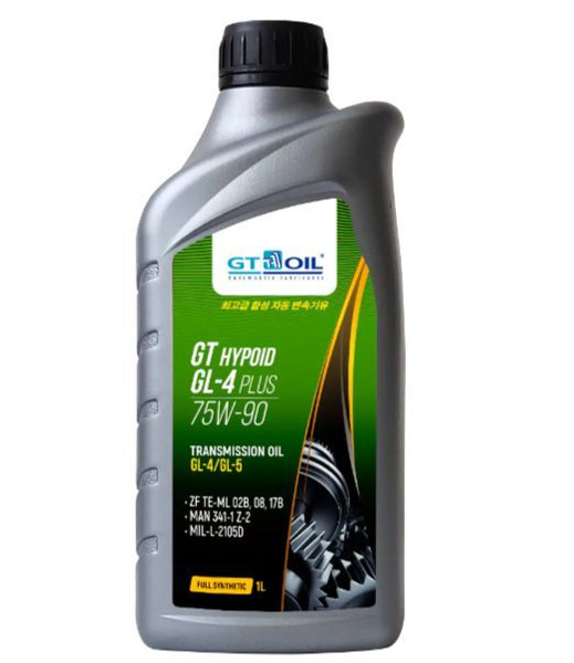 Трансмиссионное масло GT Hypoid GL-4 Plus, SAE 75W-90, API GL-4/GL-5 ...