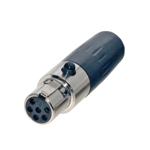 Разъем на микрофонный кабель mini XLR, 6-pin, "мама", 1 шт - купить с ...