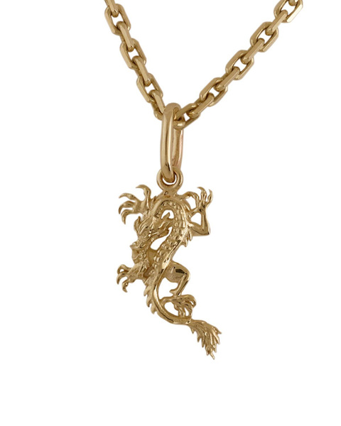 Foes Jewelry, Золотая подвеска Дракон, Желтое золото, 585 пробы, Dragon ...