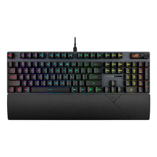ASUS Игровая клавиатура проводная ROG Strix Scope II RX, (ROG RX Blue ...