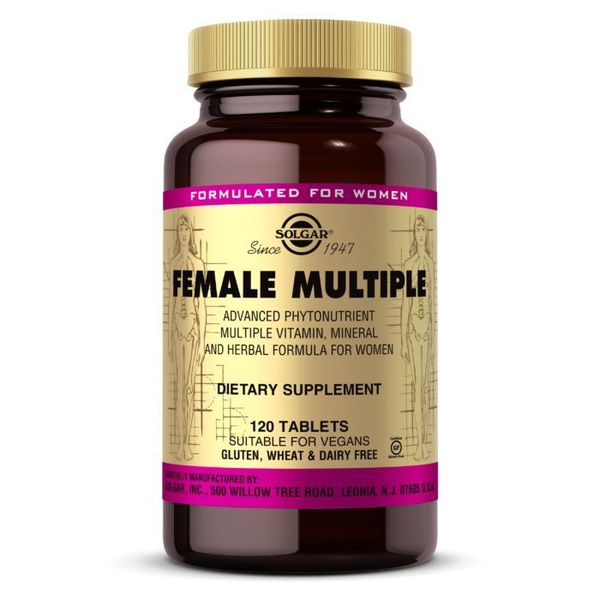 Витаминно-минеральный комплекс для женщин Solgar Female Multiple, 120 ...
