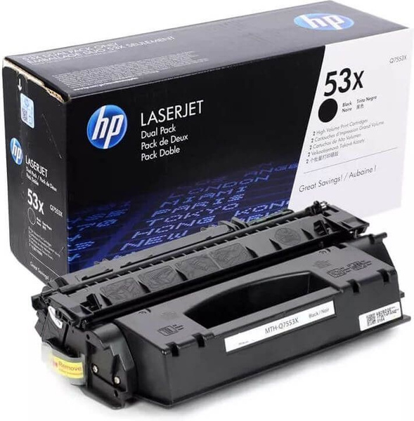 Расходник для печати HP Картридж Q7553X, Черный (black), для лазерного ...
