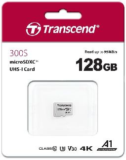 Transcend Карта памяти (Карта памяти: MicroSD 128GB Class 10 U3 ...