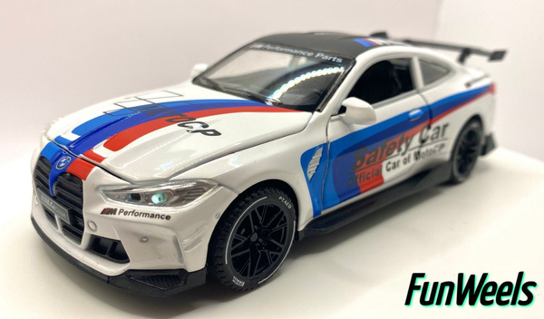 Детская игрушка металлическая Модель БМВ М4 Сейфти Кар(BMW M4 Safety ...