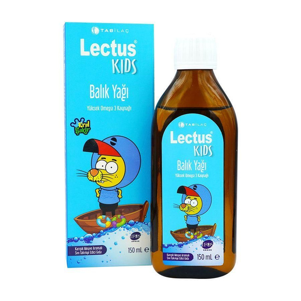 Lectus Kids Омега-3 детская рыбий жир 150 мл - купить с доставкой по ...
