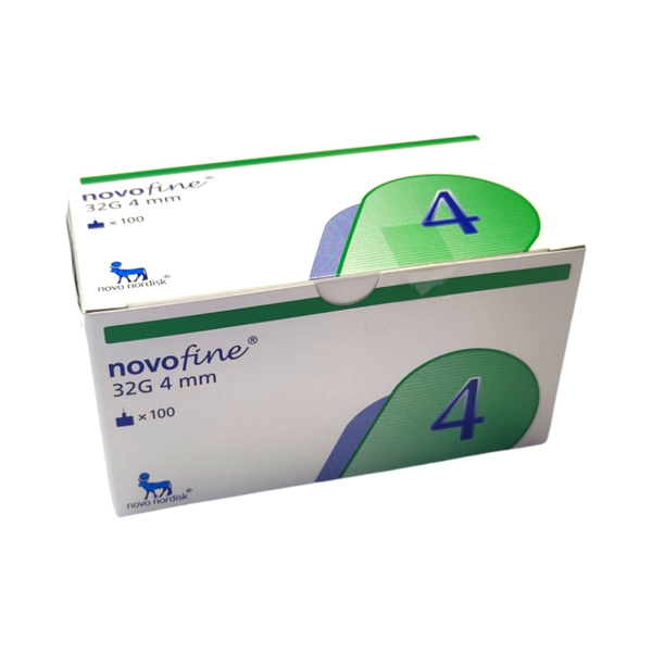 иглы для шприц ручек новофайн 4 мм 32g 100шт. novofine - купить с ...