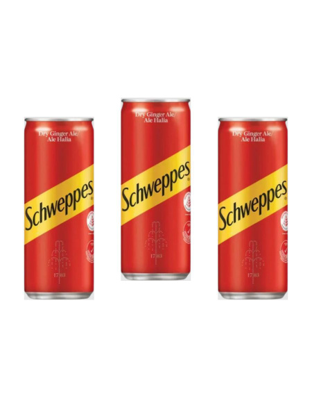 Газированный напиток Schweppes Имбирный Эль 320мл х 3шт - купить с ...