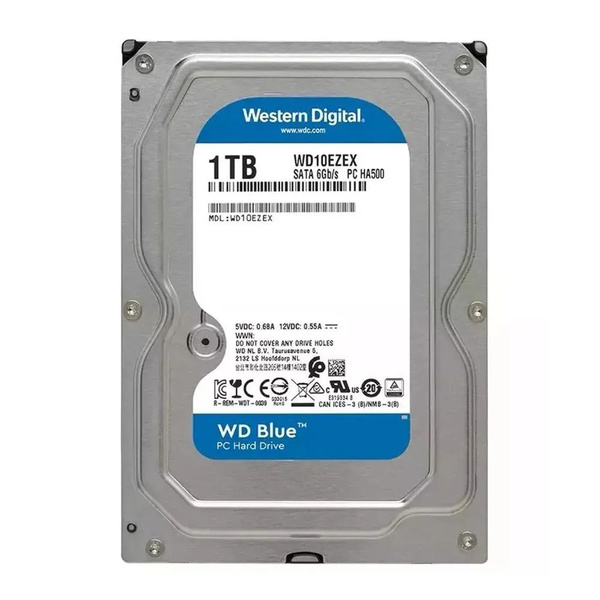 1 ТБ Внутренний жесткий диск Western Digital WD10EZEX (WD10EZEX ...