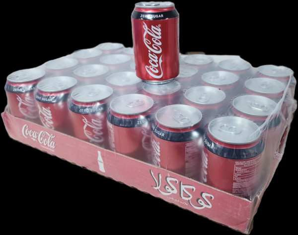Coca-Cola ZERO, Кока-кола ЗЕРО (без сахара), 300 мл, 24 банки - купить ...
