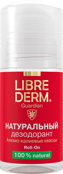 Librederm / Либридерм Натуральный Дезодорант роликовый с алюмо ...