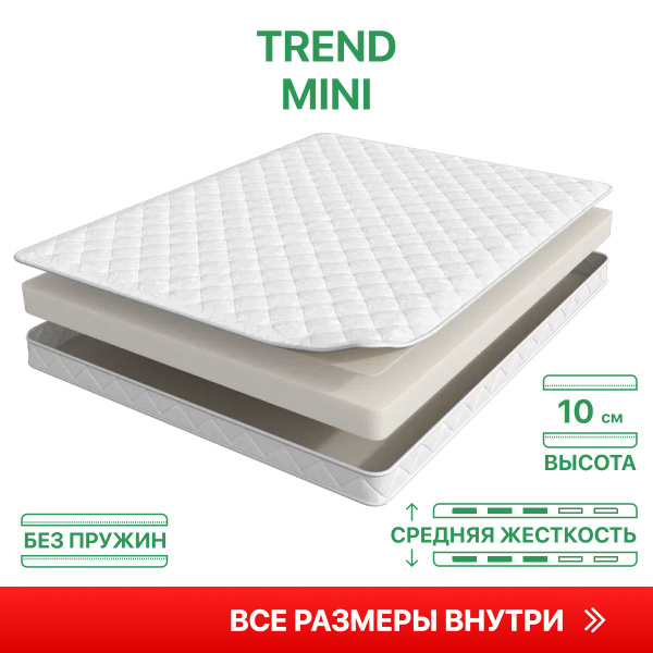Матрас ASKONA Mini серия Trend, Беспружинный, 160 - купить по выгодной ...