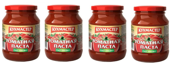 КУХМАСТЕР. Паста томатная Твист ГОСТ 270 гр./4 шт. - купить с доставкой ...