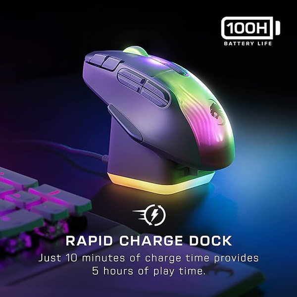 Мышь беспроводная ROCCAT Kone Xp Air Roccat Kone Xp Air, черный ...