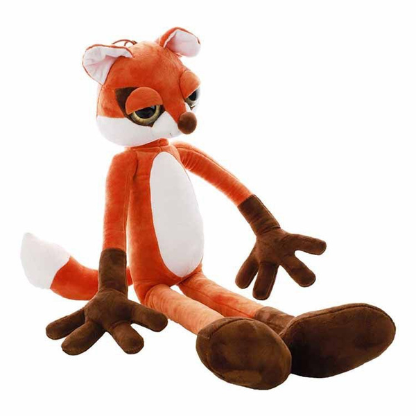 Мягкая игрушка Лиса 80 см Длинноногая лисичка Leggy fox Мягкий зоопарк ...