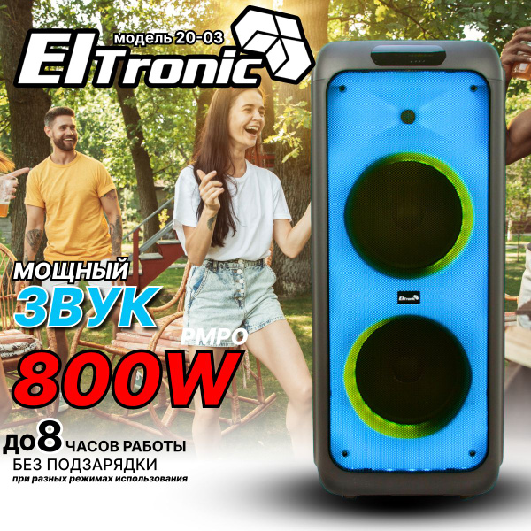 Беспроводная колонка Eltronic 20-03 WAVE 800 - купить по доступным ...