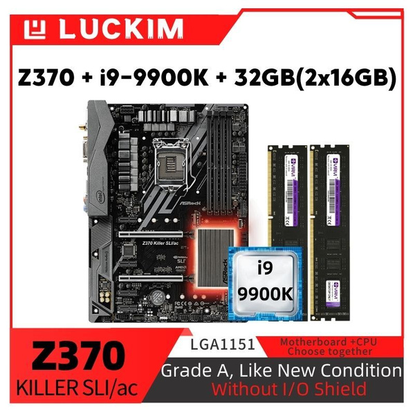 Материнская плата ASRock Z370 KILLER SLI/ac+i9-9900K+32GB(2x16GB ...
