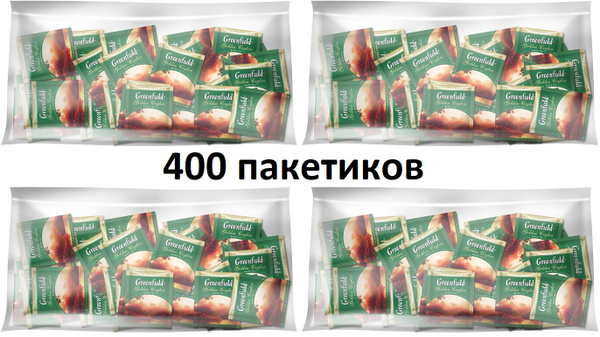 ГРИНФИЛД Классик Брекфаст(2гх100п)чай пак.черн.п/э ХРК - 4 упаковки Чай ...