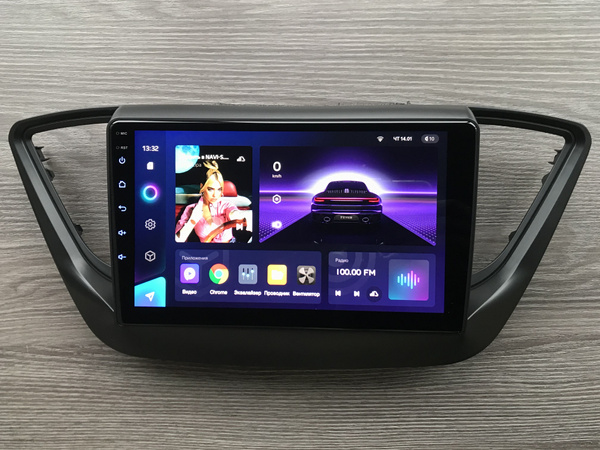 Автомагнитола Teyes CC3 для Hyundai Solaris 2 (Хендай Солярис 2) глянец ...