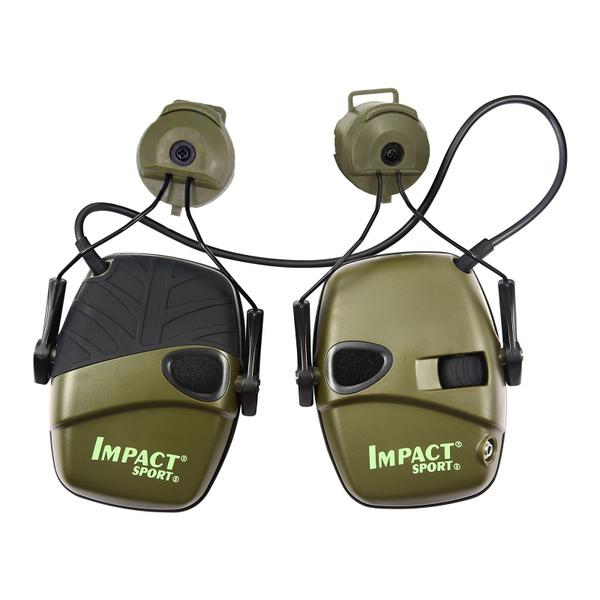 Активные тактические наушники для стрельбы IMPACT SPORT с креплением на ...