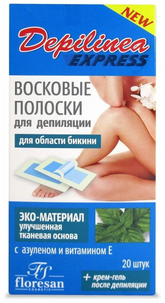 Характеристики Floresan Восковые полоски Deep Depil для депиляции ...