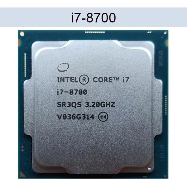 Процессор Intel i7-8700 Core i7 8-го поколения, OEM (без кулера), 6 яд ...