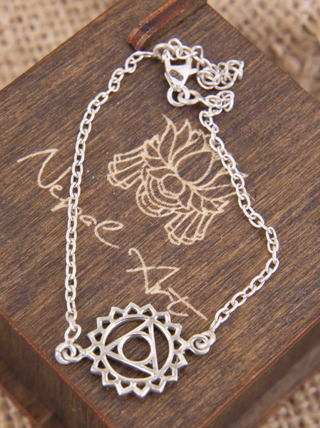 Nepal-Art Браслет с символом чакры "Вишудха" - купить с доставкой по ...