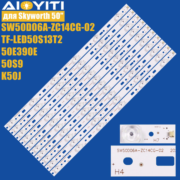 10 шт. Подсветка SW50D06A-ZC14CG-02 для ТВ Skyworth SW50D06A, 50E390E ...