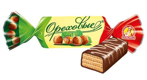 Конфеты Ореховые вафельные глазированные, 4 пачки по 299гр - купить с ...