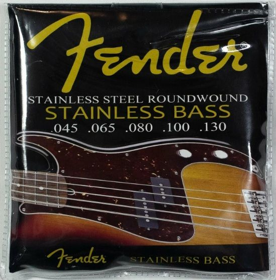 Струны для бас гитары Fender Stainless BASS .045-.130 5струн - купить с ...