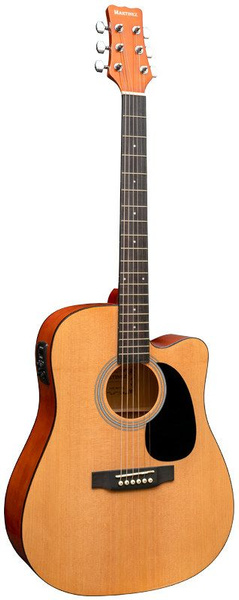 Электроакустическая гитара MARTINEZ FAW-801CEQ купить на OZON по низкой ...
