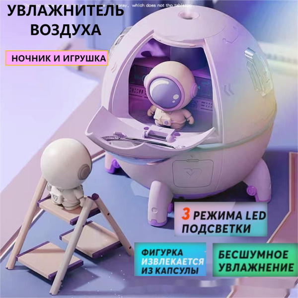 Увлажнитель воздуха космос, фиолетовый - купить с доставкой по выгодным ...