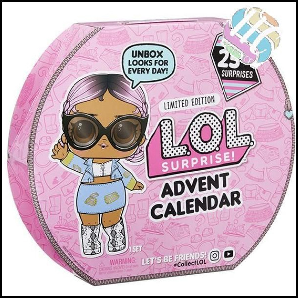 LOL Advent Calendar 576037 ЛОЛ Адвент календарь, Кукла и 25 сюрпризов