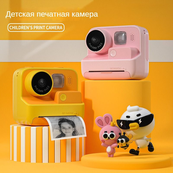 фотоаппарат моментальной печати, камера полароид для детей с печатью/32 ...