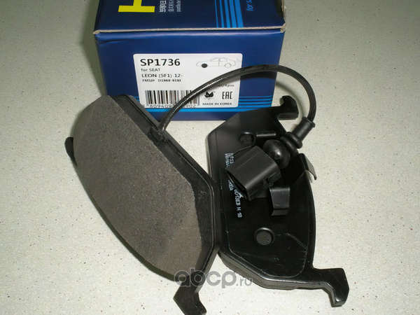 Колодки тормозные (Спереди) Audi A3 12-19 / LADA Granta 11-18