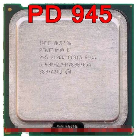 Процессор Intel Pentium PD 945, OEM (без кулера), 3.4 ГГц купить по ...
