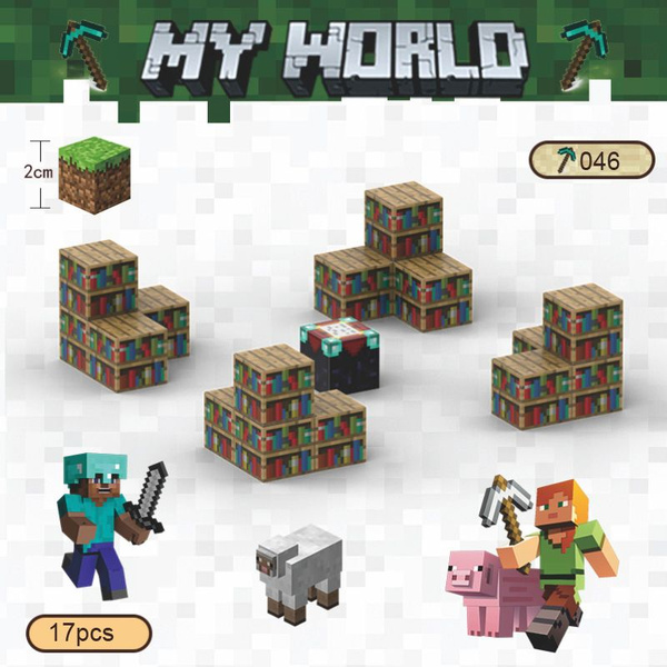 Майнкрафт/Магнитные строительные блоки/Игровая сцена,17 - купить с ...