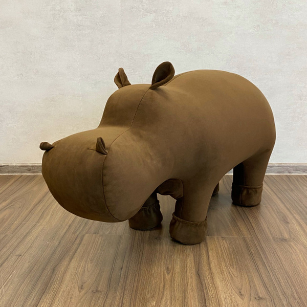 Пуф-животное Пуф «Hippo», Микровелюр, 40х95х50 см - купить по выгодной ...