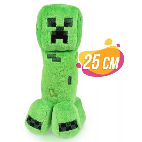 Мягкая игрушка Крипер из Minecraft 18 см Майнкрафт - купить с доставкой ...