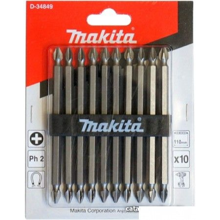 Набор бит Makita D-34849 (10 предметов) - купить с доставкой по ...