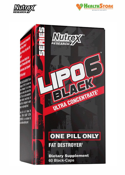 Жиросжигатель Nutrex Research Lipo-6 Black Ultra Concentrate 60 капсул ...