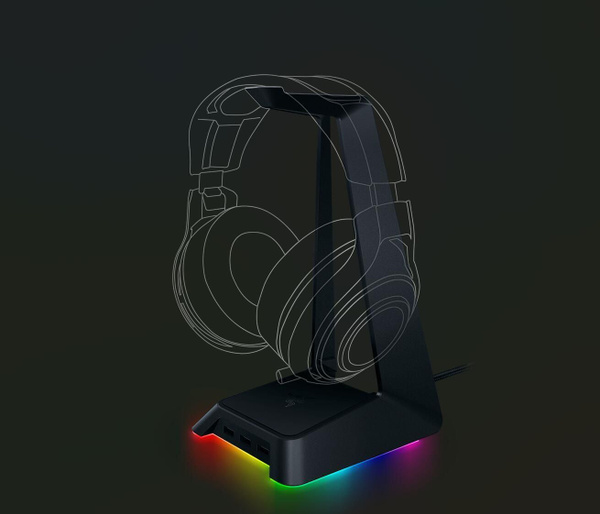 Подставка для наушников, Razer Базовая станция Chroma RGB эффект ...