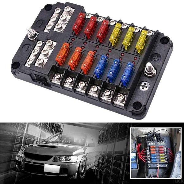 Держатель блока предохранителей для автомобиля и лодки 12V 32V - купить ...